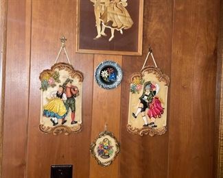 German dancers are carved in wax.