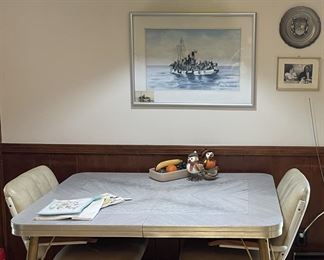 Formica top Mid Century kitchen table