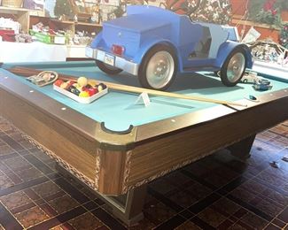 Pool Table with Accessories
