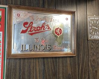 Stroh's Illinois sign