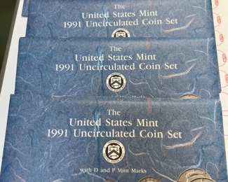 1991 Mint Uncirculated Coin Set