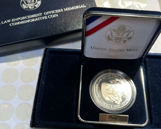 Mint Law Enforcement Officers Memorial Commemorative Coin