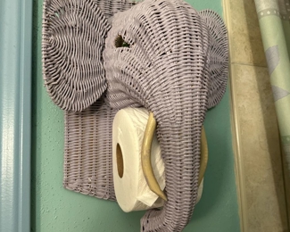 Not sure if this is supposed to be an extra toilet paper roll holder but it works