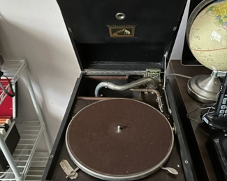 "His Master's Voice" antique phonograph