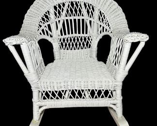 Childs Wicker Rocking Chair