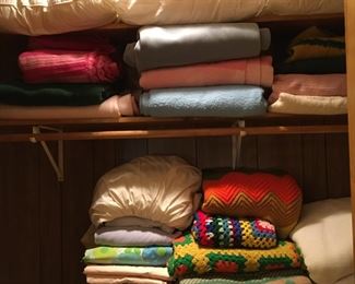 linens, quilts, throws....