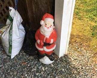 Vintage Santa Blow Mold