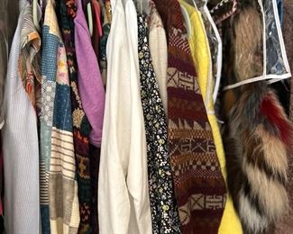 Hard to see here, but the clothing is very nice.