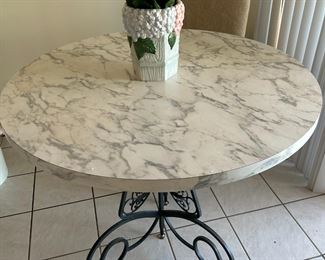 Check out the legs on this charming table.