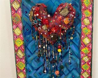 Decorative wall art abounds.