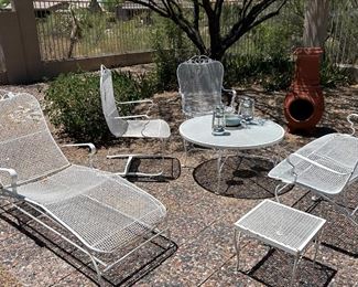 Quality vintage furniture and Chiminea.