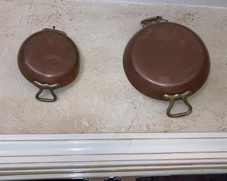french copper pans