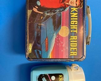 Knight Rider lunch box with thermos
