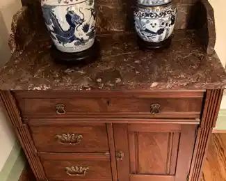 Marble top, Eastlake