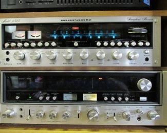 Marantz 2325 and Sansui 9090 receivers