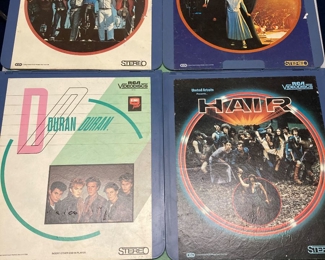 Selectavision video discs
