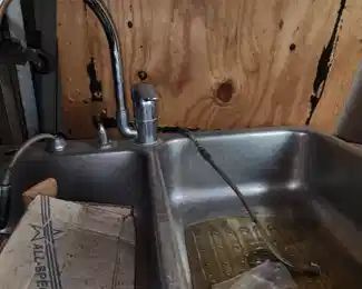 Everything but the Kitchen Sink- no wait this double  Sink with hardware is for sale!