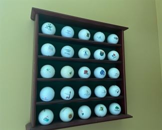 . . . a second golf ball collection