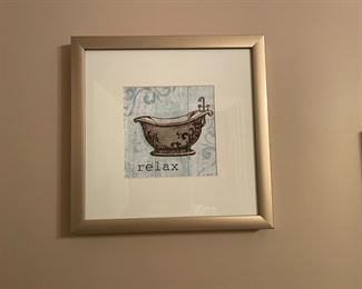 . . . bathroom art