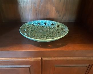 . . . turquoise fruit bowl