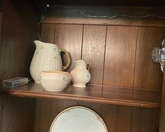 . . . Irish Belleek pottery