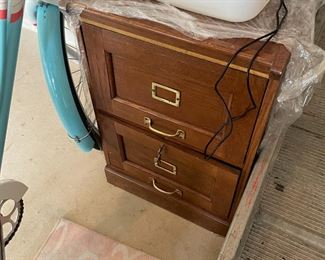 . . . oak file cabinet