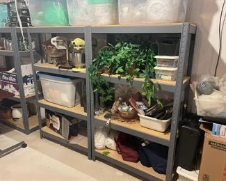 . . . storage racks filled with treasures