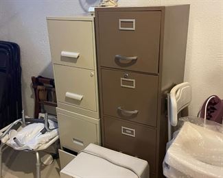. . . file cabinets and dehumidifier