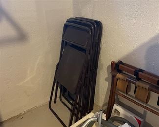 . . . folding chairs