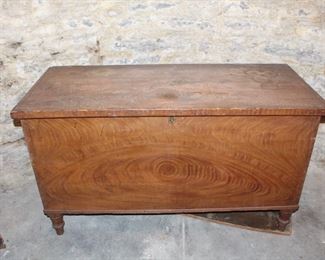 Grain painted blanket chest.