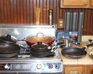Large amount of quality cookware.