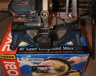 Ryobi 10" Laser Compound Miter Saw.