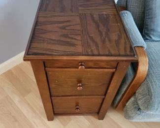 Mission Style Side Cabinet - $65