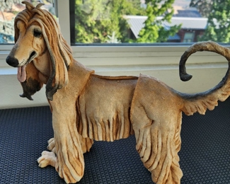Afghan Dog Statue - $50
