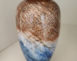 Vintage Art Glass Vase - $30 - signed 