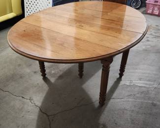 Fold Down Table w/Four Leafs - $100