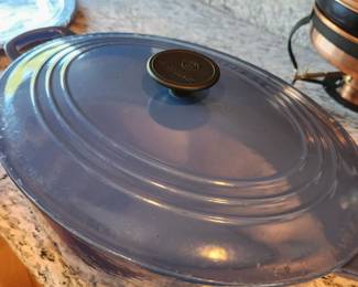 Le Creuset Enameled Cast Iron Pot w/Lid - $30
