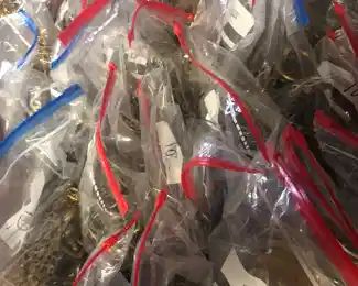 bags of chandelier chains some fancy