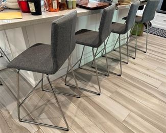 There are 5 out off 8 bar stools left.