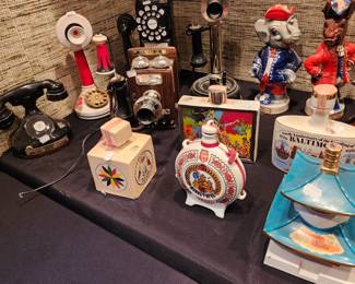 Collection of EMPTY Jim Beam decanters