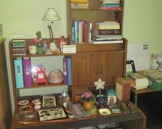 Desk and bookcase
