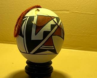 AS-IS acoma pueblo painted eggs	3 inches	
