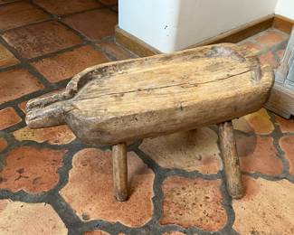 Primitive Wood Trough Rustic 	12.5 x 9 x 23.in	
