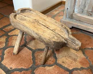 Primitive Wood Trough Rustic 	12.5 x 9 x 23.in	
