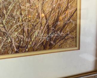 Original Art Austin Deuel Cowboy on Range Painting 	Frame: 19 x 23in	
