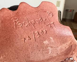 Ron Schroder Sculpture Hopi Woman Native American Art	17 inches high	
