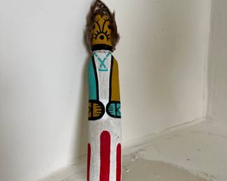 Hopi Kachina Doll Hang Style Native American 	9 inches	
