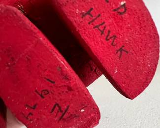 1974 Red Hawk Kachina Native American 	7 inches	
