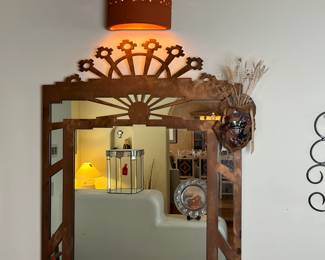 Southwest Metal Frame Mirror	47 x 31in	
