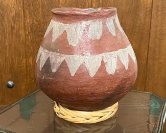 Primitive Mexican Pottery	9 inches high	
